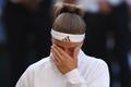 Karolína Muchová po porážce ve finále Wimbledonu 2026