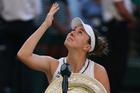 Linda Nosková slaví vítězství ve finále Wimbledonu 2026