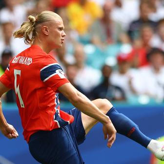 Erling Haaland ve čtvrtfinále MS 2026 Anglie - Norsko