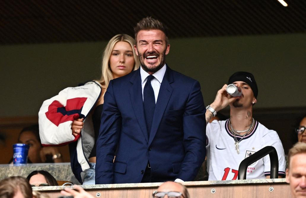 David Beckham sleduje čtvrtfinále MS 2026 Anglie - Norsko