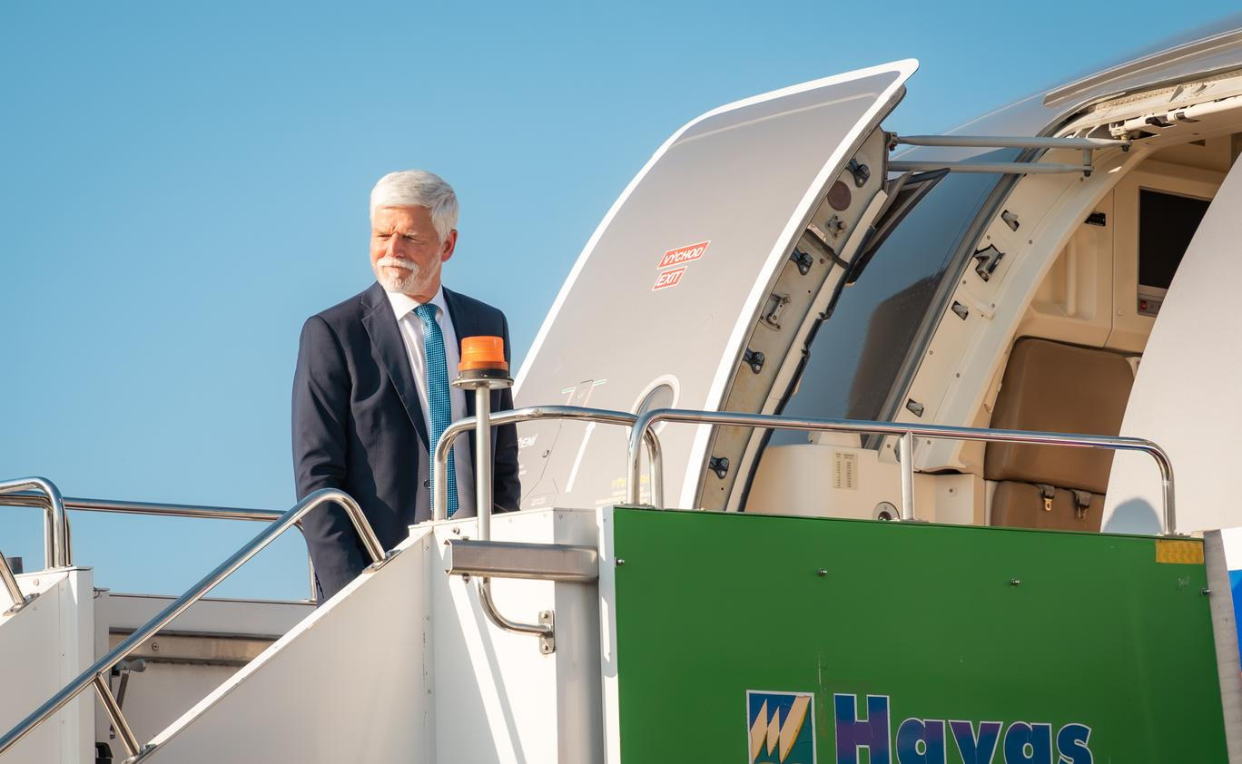 Prezident Petr Pavel před odletem ze summitu NATO v Ankaře, 8. července 2026