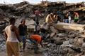 Aftermath of earthquakes in La Guaira