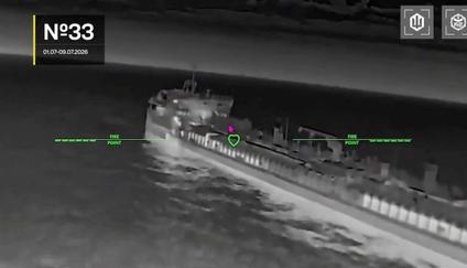 Ukraine hits Russian tankers in Sea of Azov, military says