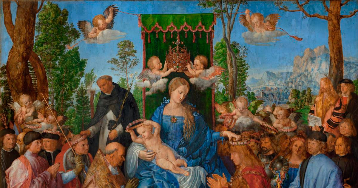 Národní galerie Praha začne restaurovat vzácnou Růžencovou slavnost Albrechta Dürera