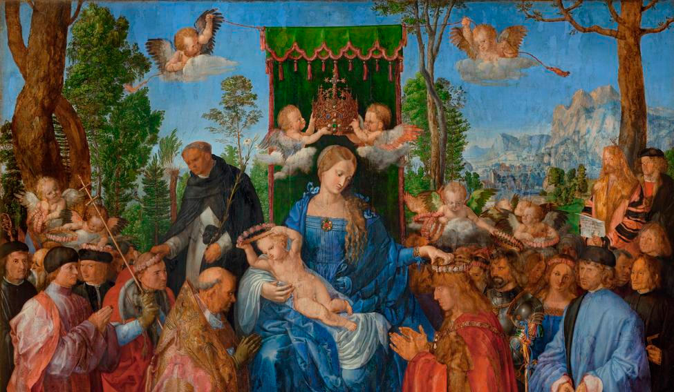 Albrecht Dürer: Růžencová slavnost.