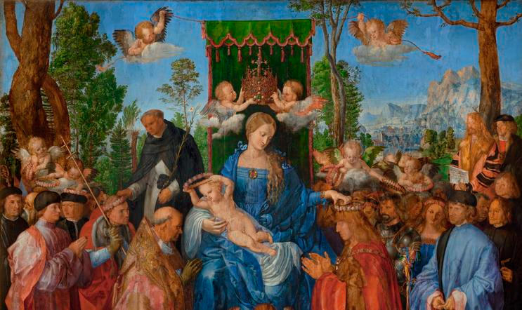 Albrecht Dürer: Růžencová slavnost.