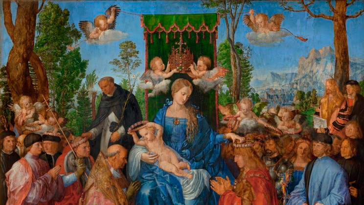 Albrecht Dürer: Růžencová slavnost.