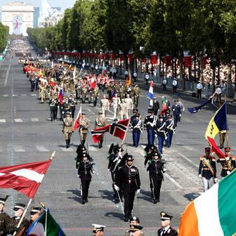 Annual Bastille Day celebrations in Paris