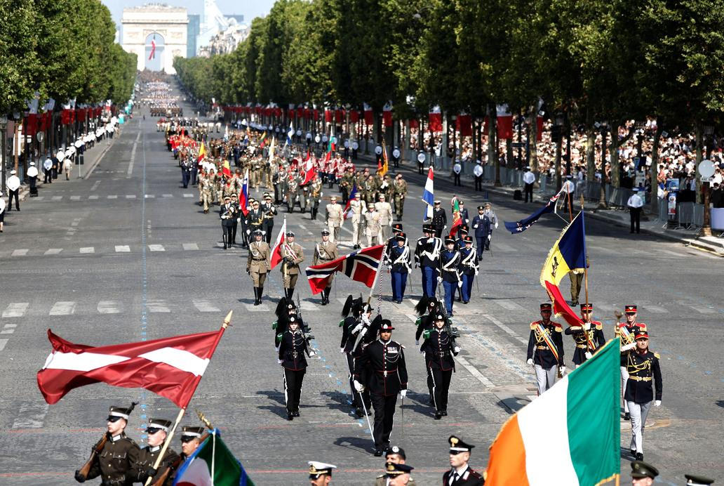 Annual Bastille Day celebrations in Paris