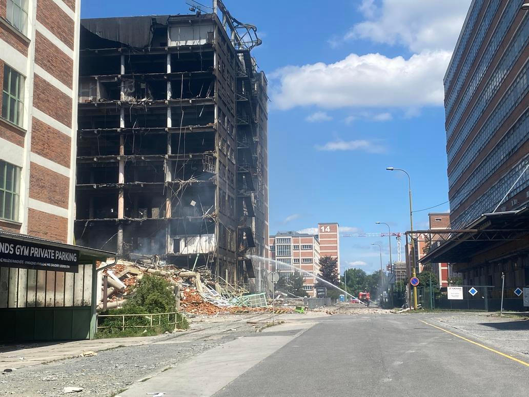 Západní strana budovy 34 v baťovském areálu