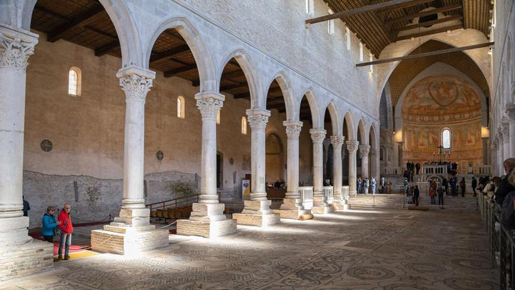 Aquileia,italy,-,April,25,,2016:,Basilica,Of,Santa,Maria,Assunta