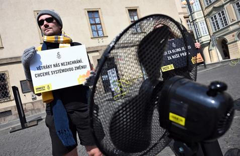 happening, kampaň Naše klima, naše práva, aktivistky, aktivisté