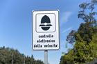 Naples,,Italy,-,April,9,2025:,Street,Sign,Warning,Of