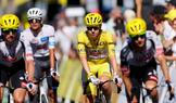 Tadej Pogačar na konci čtvrté etapy Tour de France 2026