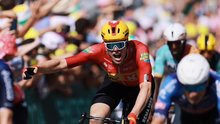 Søren Wærenskjold slaví vítězství v 11. etapě Tour de France