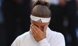 Karolína Muchová po porážce ve finále Wimbledonu 2026