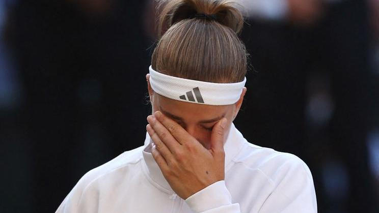 Karolína Muchová po porážce ve finále Wimbledonu 2026