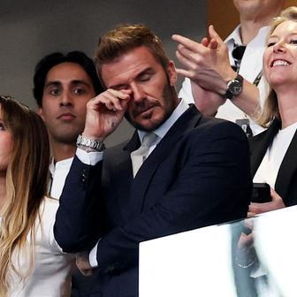 David Beckham sleduje semifinále MS 2026 Argentina - Anglie