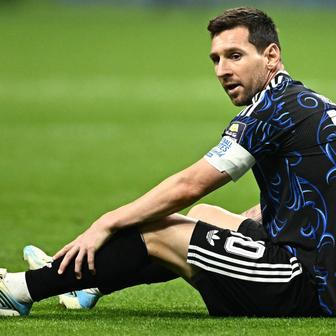 Lionel Messi v semifinále MS 2026 Argentina - Anglie
