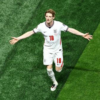 Anthony Gordon slaví gól v semifinále MS 2026 Argentina - Anglie