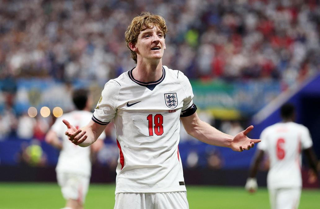 Anthony Gordon slaví gól v semifinále MS 2026 Argentina - Anglie