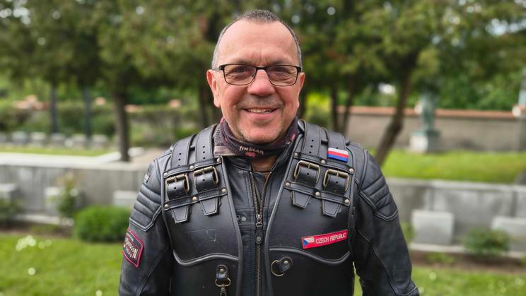 Jaroslav Foldyna (SPD). Praha, Olšanské hřbitovy, 8. května 2026. Ilustrační foto.