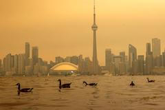 Wildfire smoke in Ontario 