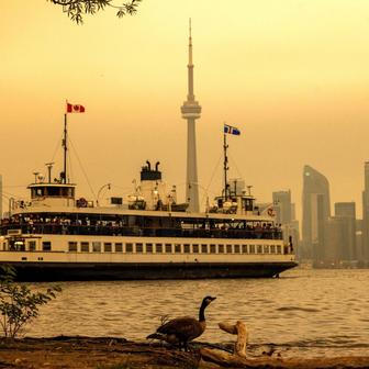 Wildfire smoke in Ontario 