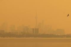 Wildfire smoke in Ontario 