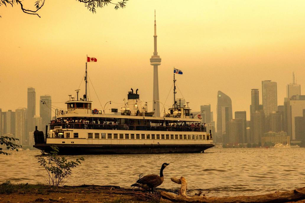 Wildfire smoke in Ontario 