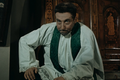 Miloš Kopecký jako feldkurát Katz ve filmu Dobrý voják Švejk (1956).