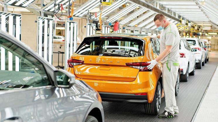 Výroba Škoda Auto Fabia Mladá Boleslav