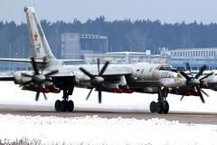 Ruský bombardér Tupolev Tu-95.