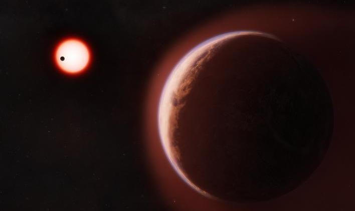 Planeta má označení LHS 1140 b, leží asi 48 světelných let od Země a obíhá kolem červeného trpaslíka.