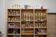 Sbírka trofejí Piranhas Beroun, červenec 2026.