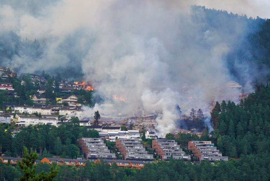 More than 50 homes destroyed in Norway fire