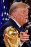 Donald Trump během recepce FIFA v newyorské Trump Tower