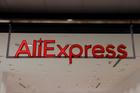 FILE PHOTO: The logo of AliExpress is pictured at AliExpress store, in Granada