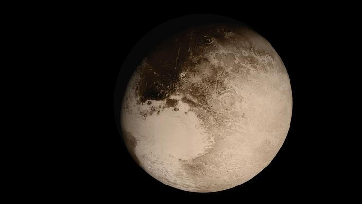 Vědci na snímcích ze sondy New Horizons poprvé objevili obří sesuvy ledu, které se po stěnách kráterů valily i desítky kilometrů. 