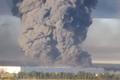 Smoke billows from a warehouse, after deadly Ukrainian drone attacks, as per regional governors, in Elektrostal