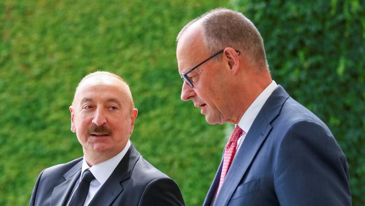 Azerbaijani President Ilham Aliyev visits Berlin