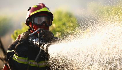 Wildfire near Ponteves in Var department