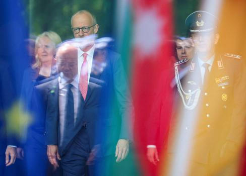 Azerbaijani President Ilham Aliyev visits Berlin