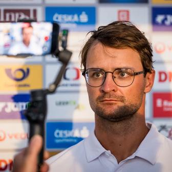 Jan Koutník, svazový vedoucí oddělení mládeže, po příletu z ME do 18 let v Rieti