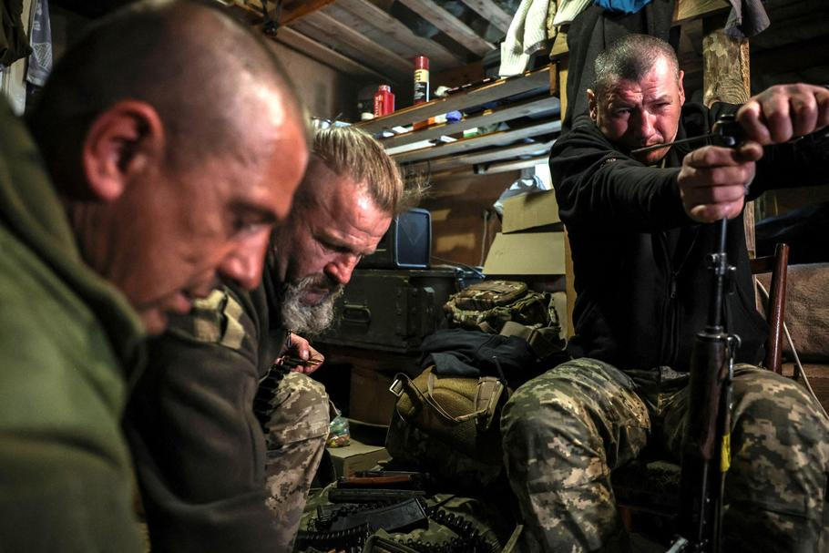 Ukrainian serviceman who spent almost a year at a frontline position in Chasiv Yar returns to duty after recovery, in Kramatorsk