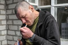 Ukrainian serviceman who spent almost a year at a frontline position in Chasiv Yar returns to duty after recovery, in Kramatorsk