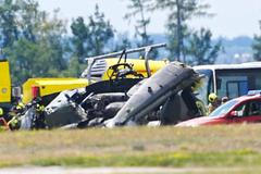 vrtulník Bell UH-1Y Venom, pád, trosky, hasiči, záchranáři