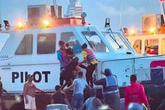 Rescue efforts progress after MV Barima, a ferry carrying people, capsized off the coast of Guyana