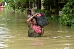 Severe flood affects Assam