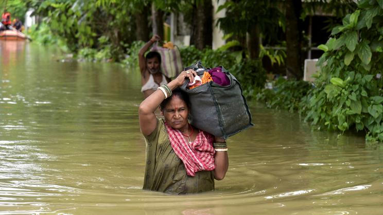 Severe flood affects Assam